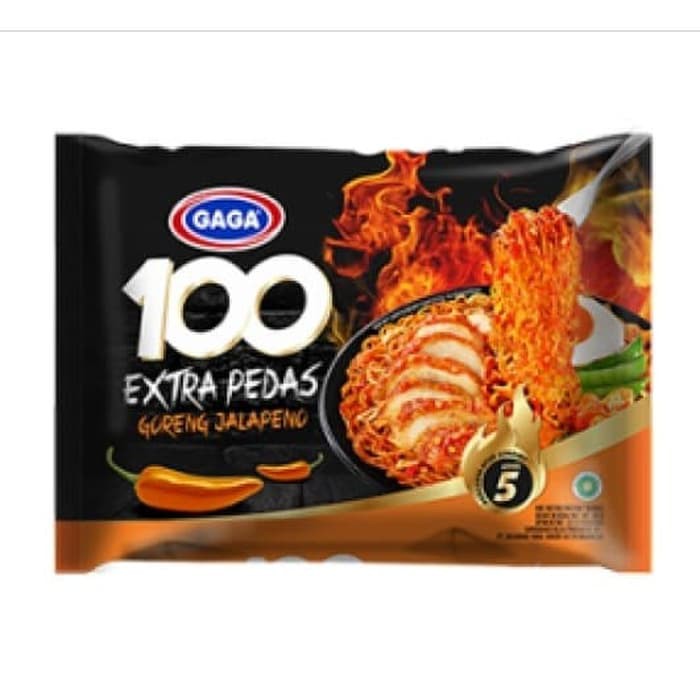 GAGA 100 Extra Pedas Goreng Jalapeno 85gr