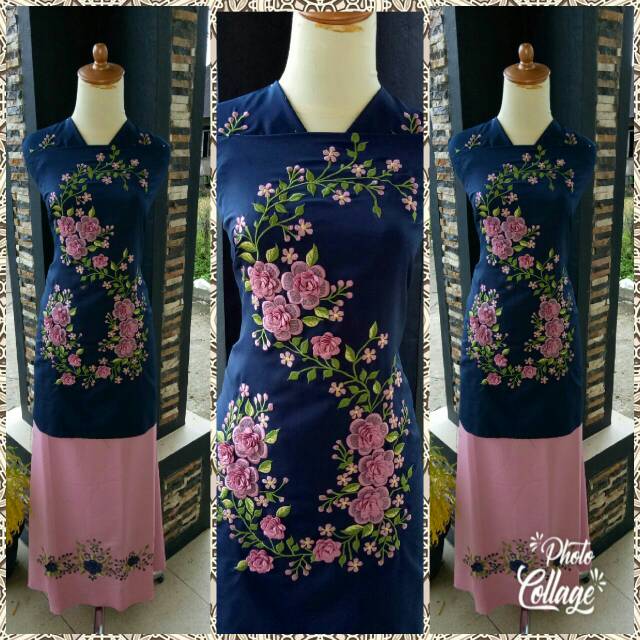Bahan Baju Kurung Bordir Timbul 26