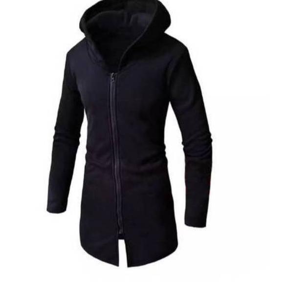 Menarik.. Hoodie jubah longline jubah anime polos