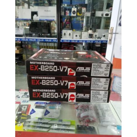 Motherboard Mesin Mobo Asus Ex B250 V7 Lga 1151 Ddr4 6 Slot Gpu Vga Shopee Indonesia