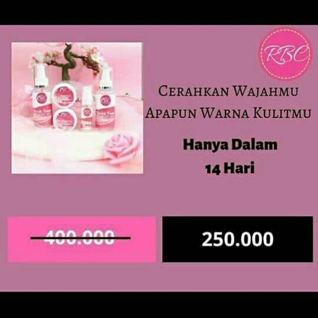 RBC SKINCARE, HEMPAS KOMEDO, FLEK, JERAWAT, WAJAH KUSAM, DAN MASIH BNYAK LAGI