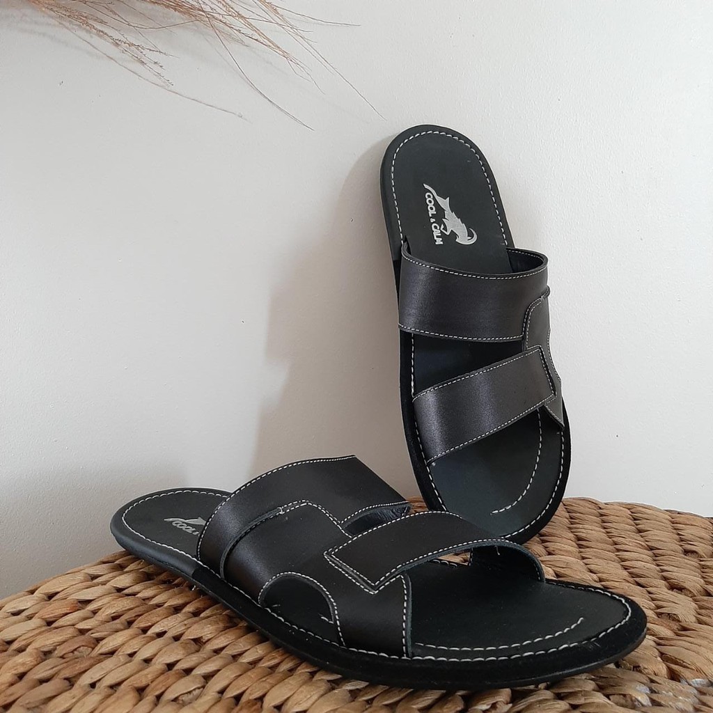 [COOLCALM] SANDAL SENDAL JEPIT JAPIT KULIT PREMIUM SANTAI JALAN PRIA COWOK COWO DEWASA