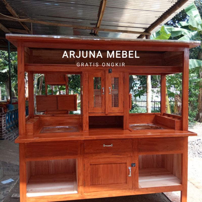 GEROBAK BAKSO MIE AYAM 2 TUNGKU