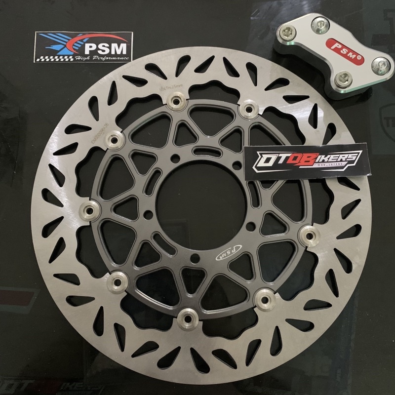 Piringan cakram PSM Yamaha SCORPIO VIXION BYSON lebar 300 320 mm disc depan floating