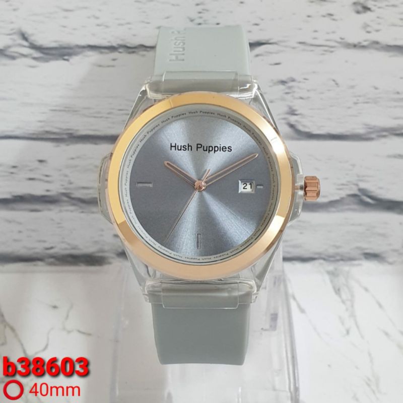 Jam tangan wanita Hush Puppies HP rubber clasic tanggal