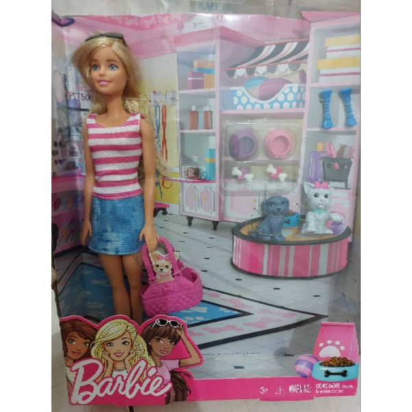 Barbie Make Up Pet Doll Playset