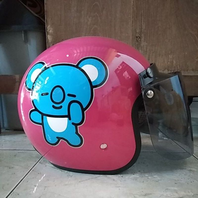 Helm Bogo BT21 atau BTS Anak 7 - 12 tahun murahh