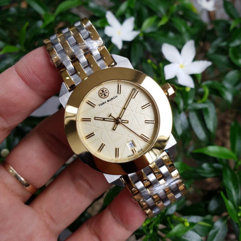 JAM TANGAN TORY BURCH 8002 ORIGINAL STAINLESS STEEL