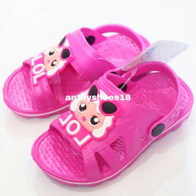 Sandal Tali Karet Anak Bayi Perempuan LOL DULUX 271 19-24