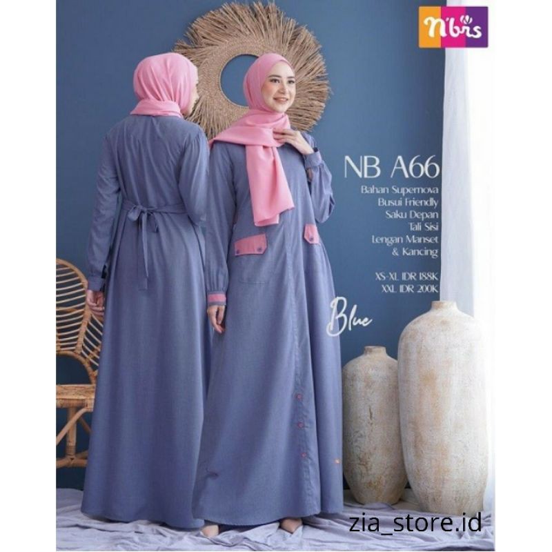 Gamis Nibras Dewasa Murah NB A66