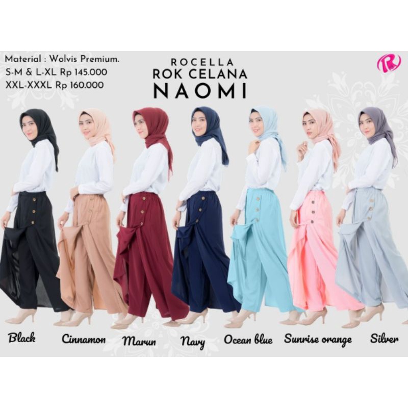 Jual New Product Rok Celana Naomi Original By Rocella Shopee Indonesia