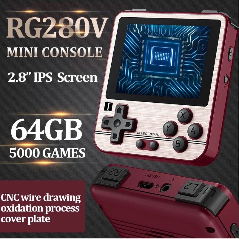 ANBERNIC RG280V Retro Handheld Video Game Console Mini Portable Gaming