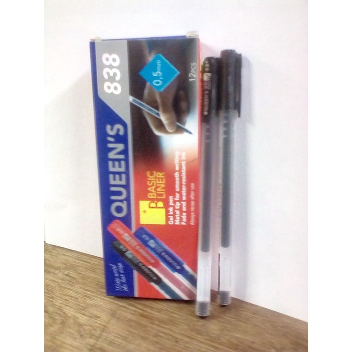 

Hadir Pen Faster Queen'S 838 Hitam (1 Lusin) Terbatas