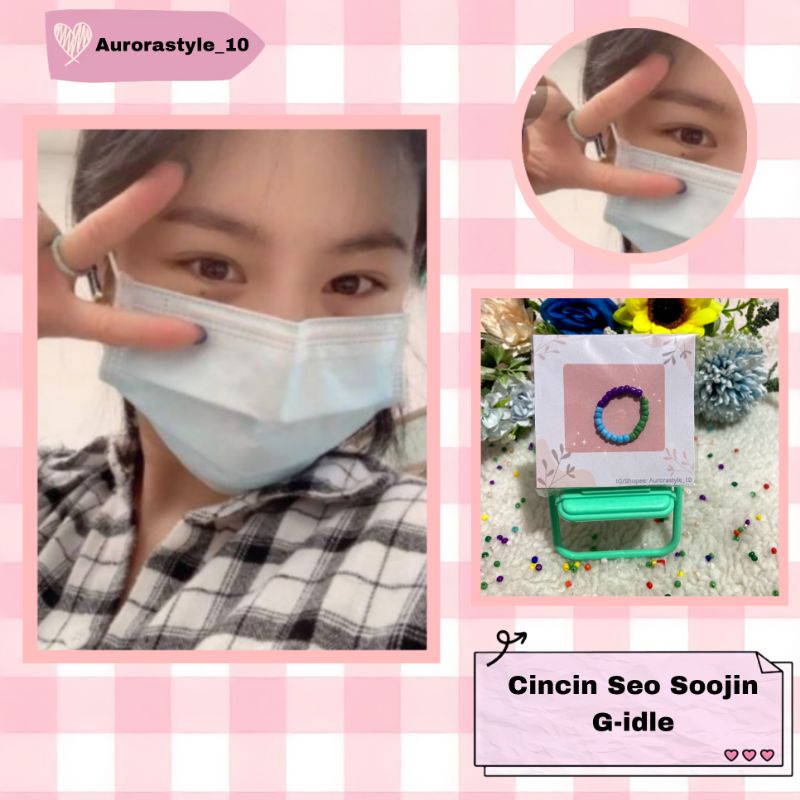 G-idle Seo Soojin Bead Accessories / Aksesoris Manik Seo Soojin G-idle / Kalung / Gelang / Cincin / 