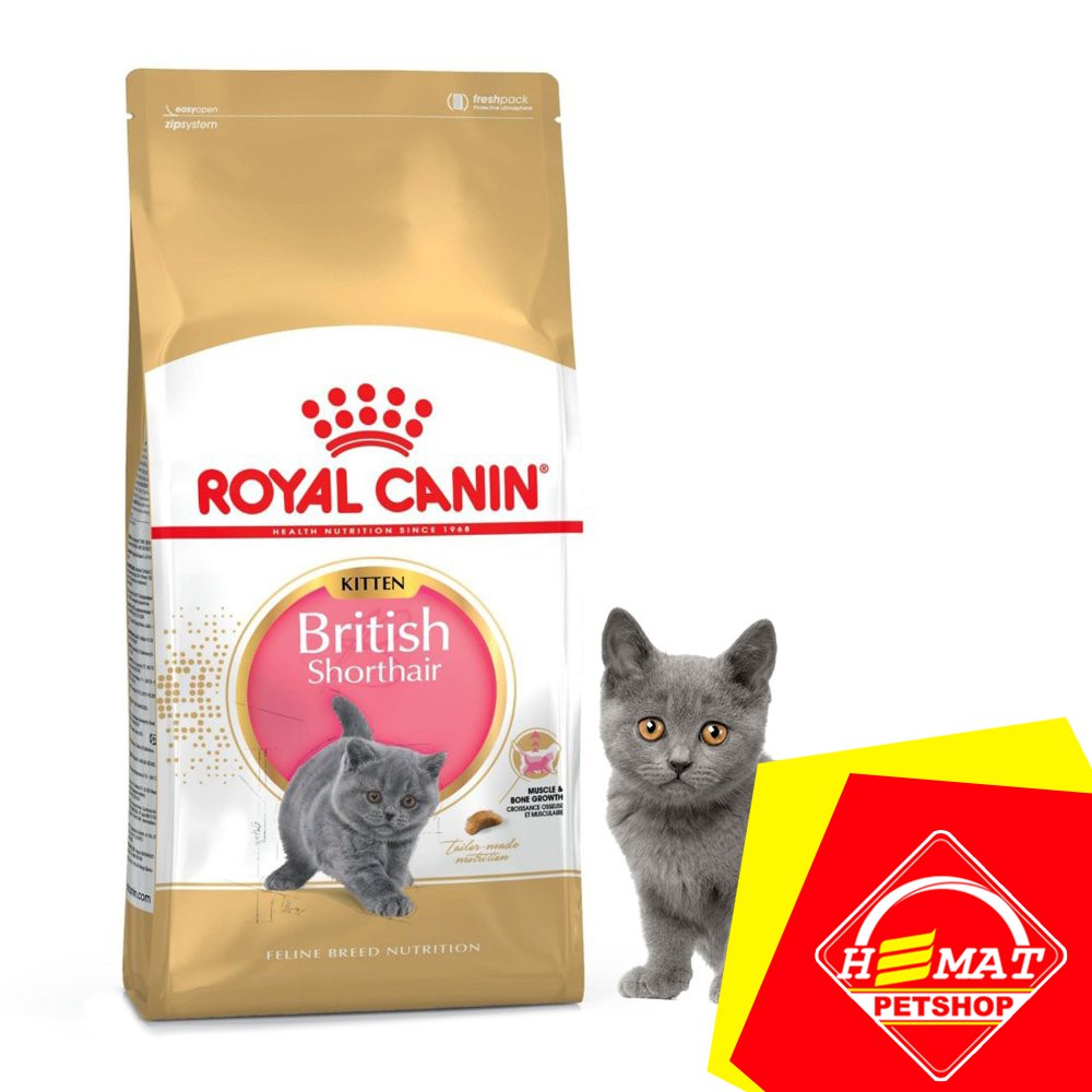 Royal Canin Kitten British Shorthair 2 Kg / Rc Short hair 2Kg / Makanan Kucig