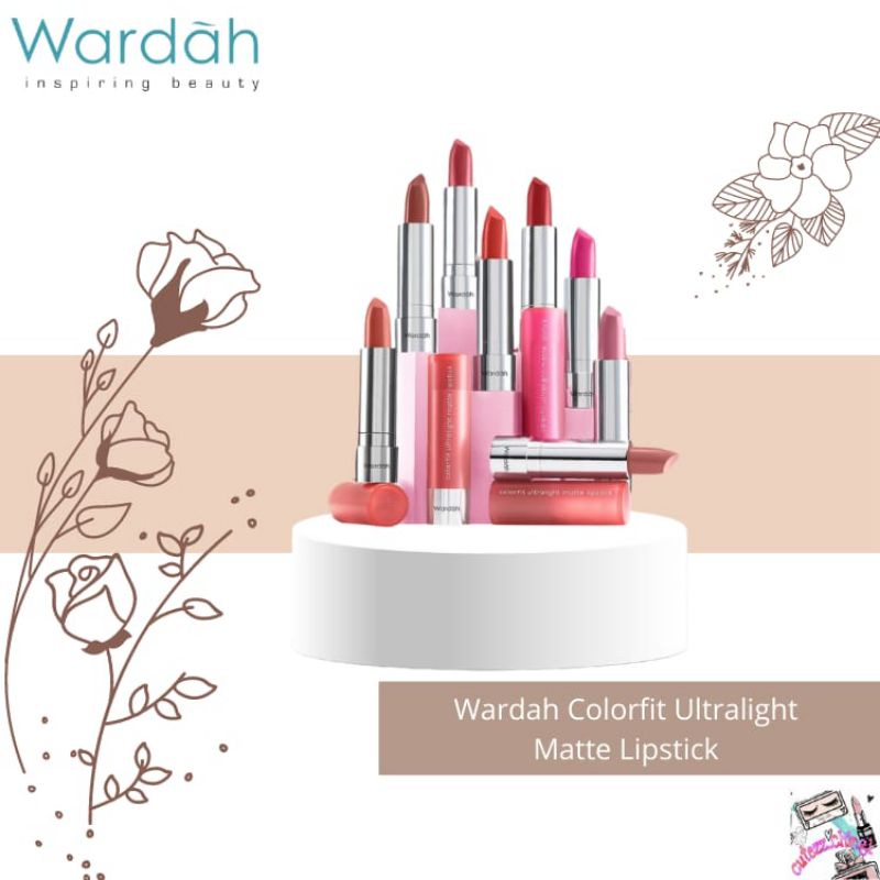 ☃Cutezz_Ching1☃Wardah Colorfit Ultralight Matte Lipstick