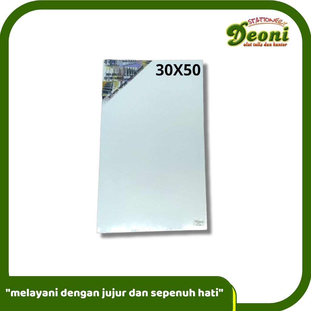 

V-TEC Canvas High Quality Cotton Kanvas Lukis 30x50cm