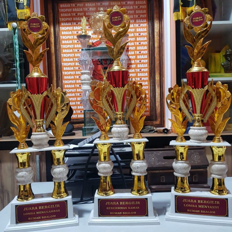 PIALA FUTSAL KAKI 2 - SET MURAH MARMER TINGGI