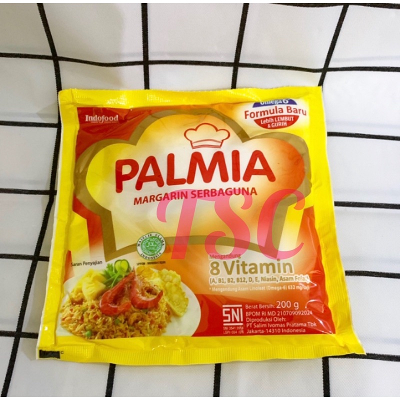 

Palmia Margarin 200gr / Margarine / serbaguna Palmia Mentega / Butter Palmia