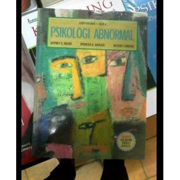 Buku PSIKOLOGI ABNORMAL EDISI KELIMA JILID 1 Pengarang JEFFRY NEVID Dkk Murah