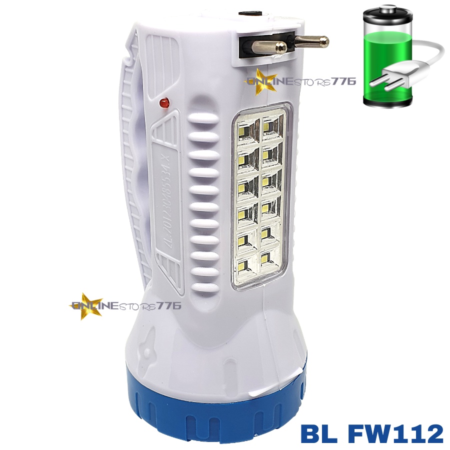 SENTER EMERGENCY BESTLIFE BL FW112 / EMERGENCY LED / LAMPU DARURAT / CAHAYA PUTIH / RECHARGEABLE