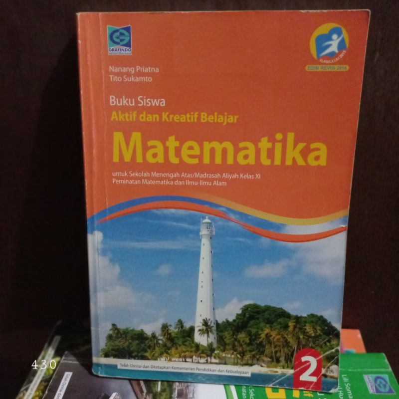 BUKU BEKAS MATEMATIKA SMA kelas 2 Grafindo