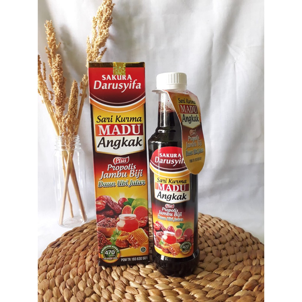 

Sari Kurma Angkak Plus Propolis dan Jambu Biji Darusyifa