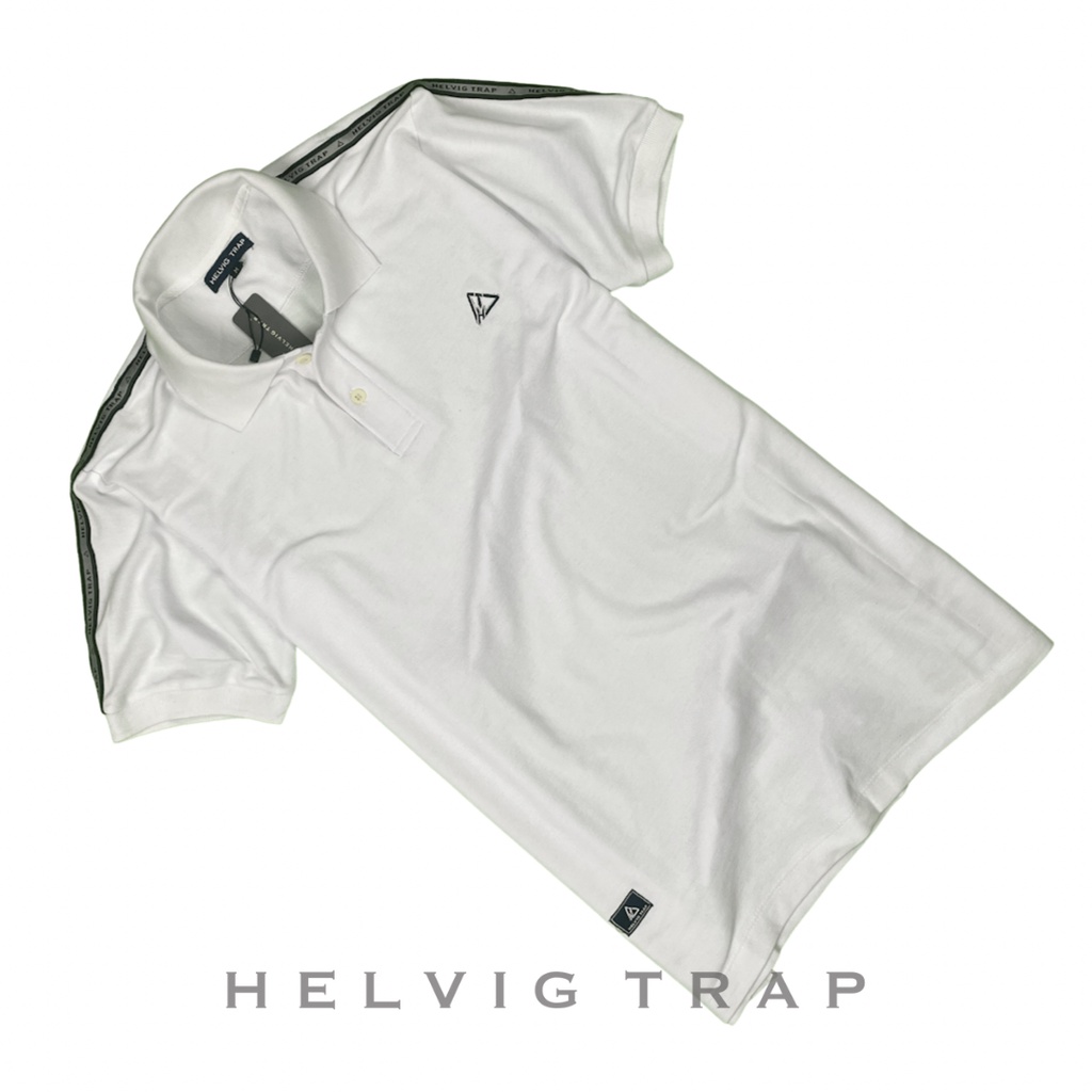 Kaos Polo Shirt Pria Helvigtrap Premium Kaos Kerah Premium Royal Navy business Kaos Kerah Misty Polos ots