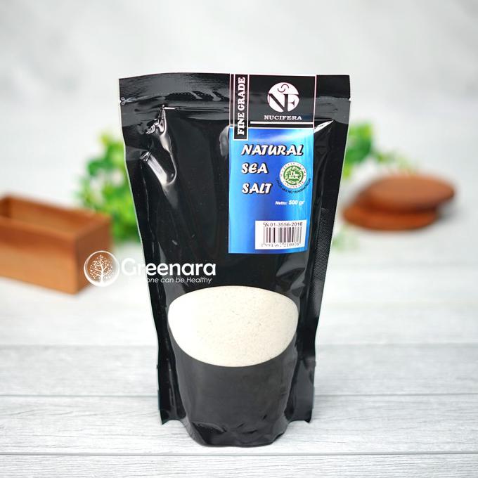 

Big Sale Nucifera Natural Sea Salt 500gr / Garam Laut Alami Cuci Gudang Awal Tahun