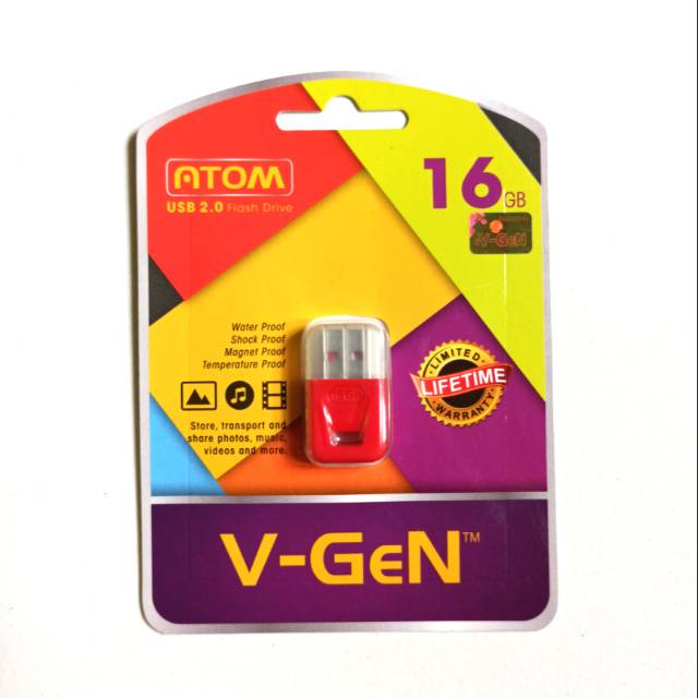 FLASHDISK VGEN ATOM 16 GB ORIGINAL BERGARANSI