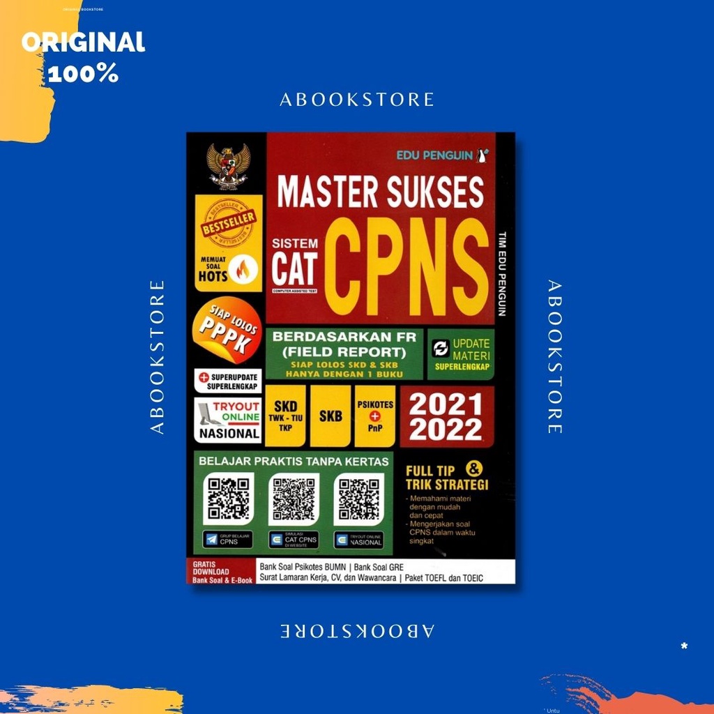 BUKU CPNS - Master Sukses Cat Cpns 2021 - 2022