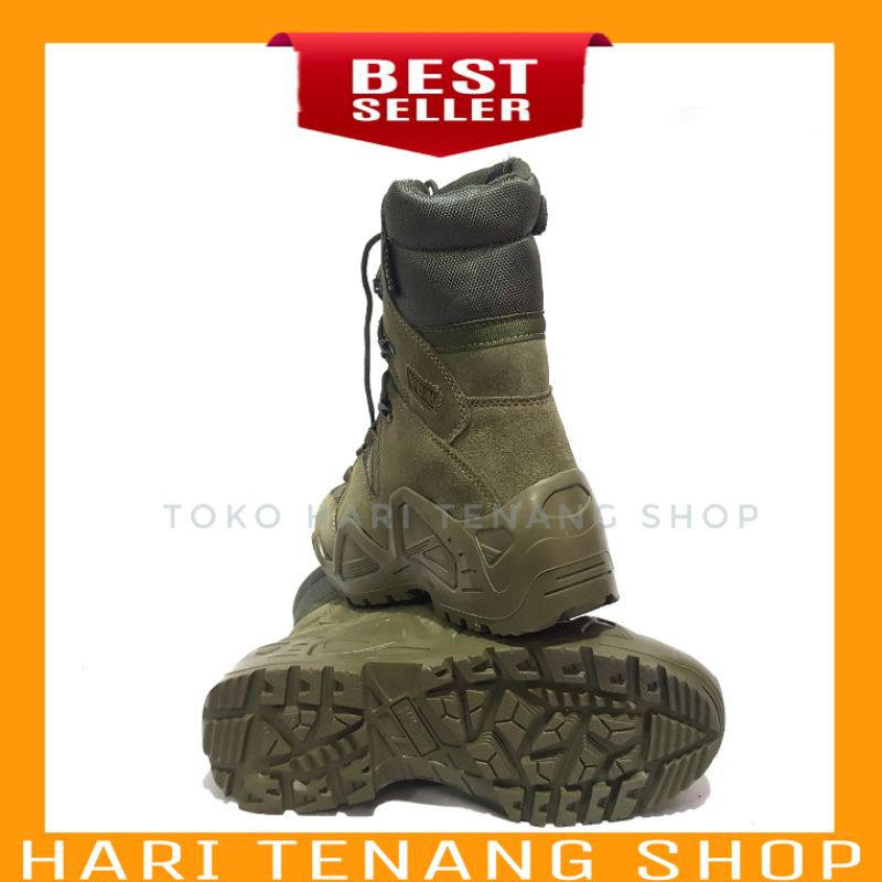 SEPATU 566 HIJAU 8INC IMPORT/ SEPATU BOOTS MAGNUM/SEPATU TACTICAL/SEPATU PRIA DAN WANITA