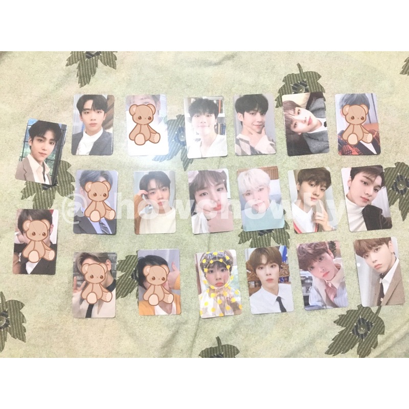 X1 Fankit Photocard (Wooseok, Yohan, Eunsang, cha Junho, Minhee, Hyeongjun, Nam Dohyon)