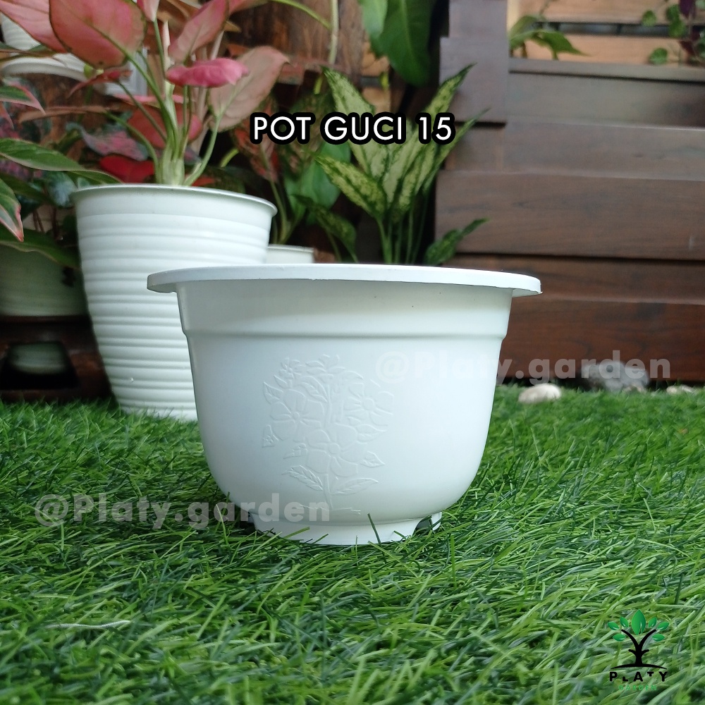 Pot Guci 15 | Pot Bulat | Merk Guci