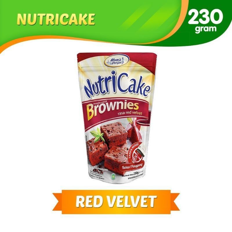 

Nutricake Brownies Red Velvet 230 gr