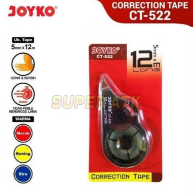 

Correction Tape Joyko / Tip ex Kertas Joyko CT-522