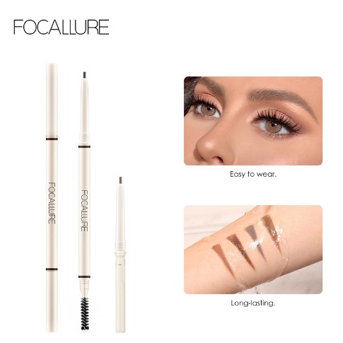 FOCALLURE Artist Sketch Eyebrow Pencil Waterproof Natural Tint 4 Color Brows Eye Makeup FA-113 FA113 FA 113