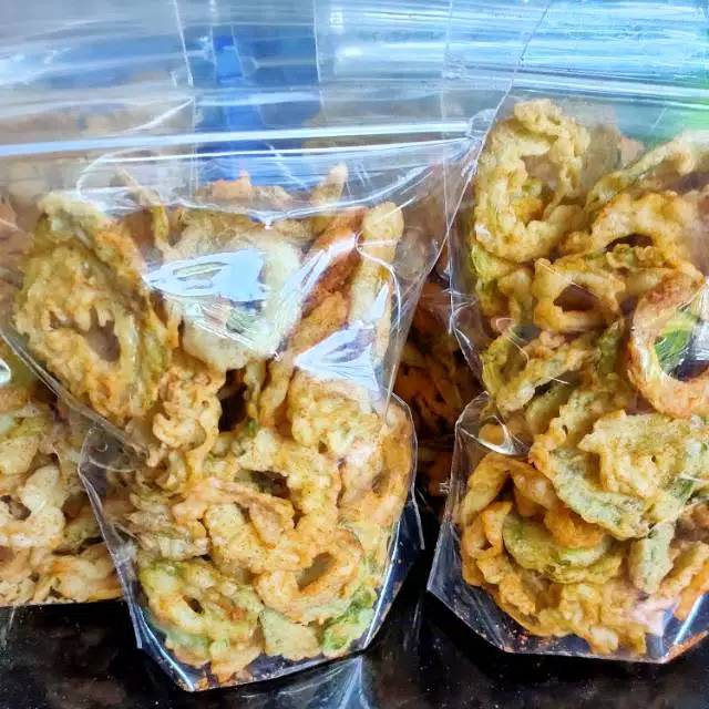 

Kripik Pare Original/Rasa Pedas/Camilan ringan/Snak 1 kg