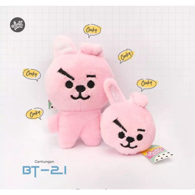 Gantungan Kunci Boneka BT21 Rumah Warna