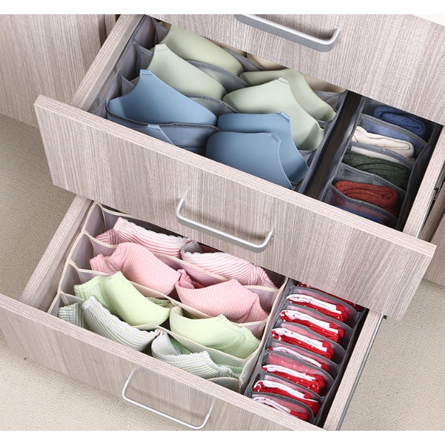 Tempat Penyimpanan Underwear Mesh Storage Box Nylon Impot premium MX1268