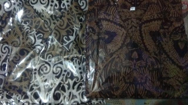 Kemeja Pria Batik Pekalongan Motif Tato Kalimantan