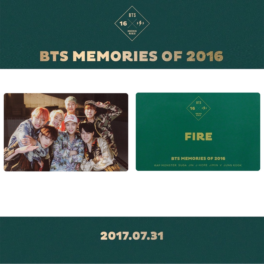 Kartu Lomo Foto Bts 2016 SUGA JiMin V RM Jin J-Hope Jung Kook