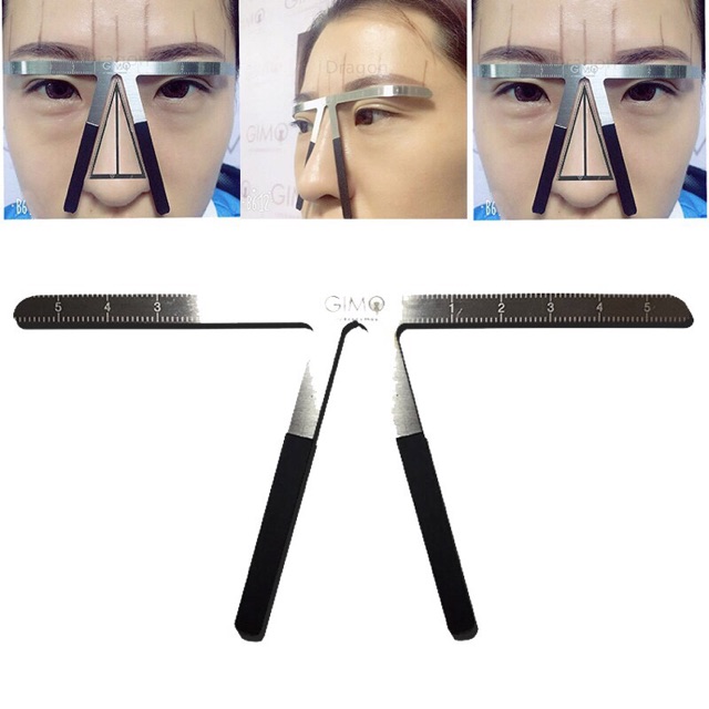 Penggaris Cetakan Alis Eyebrow Balance Ruler Measure Shaping Tool best