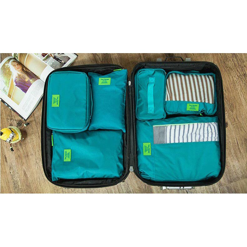 Travel bag 7 in 1 Bag Organizer - 1 set isi 7 pcs organizer