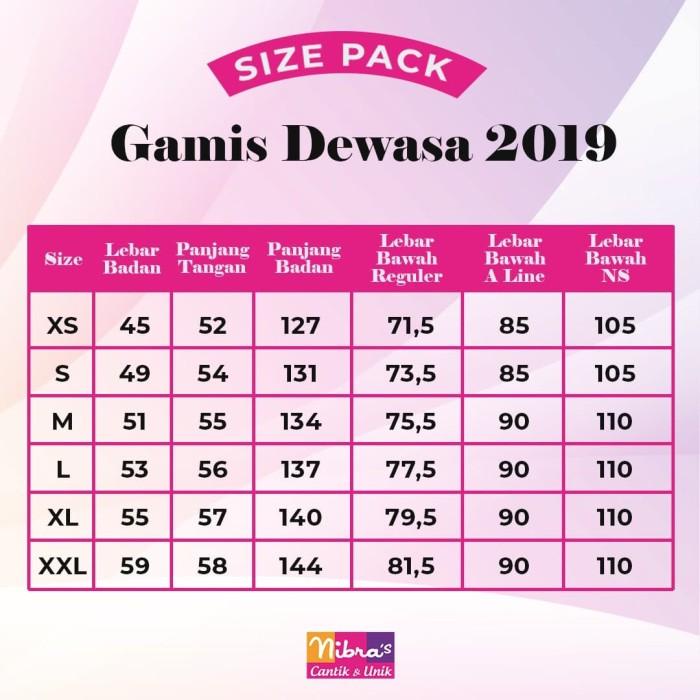 Gamis Dewasa Nibras Nb A50 / Gamis Nibras Syari Wanita Promo Terbaru 2