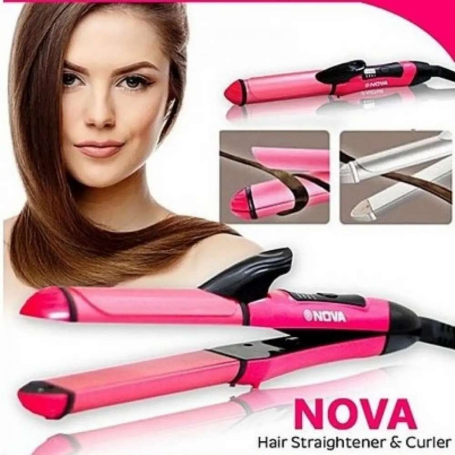 Catokan Nova 2 In 1 Besar/Catok Nova 2in1/Catokan Nova/Catok Curly