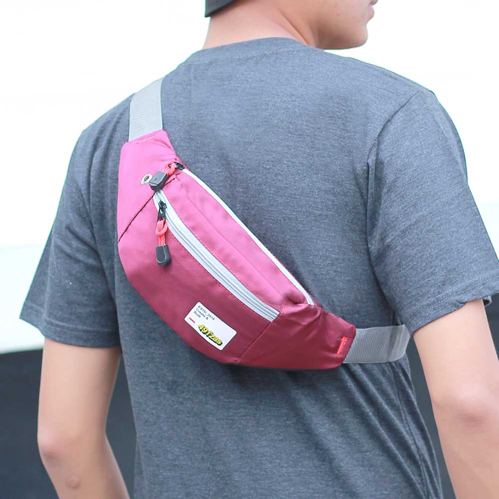 Waist bag Pria Keren Tas Selempang Slingbag Laki laki Slempang Bahu Cowok Distro Bandung M637