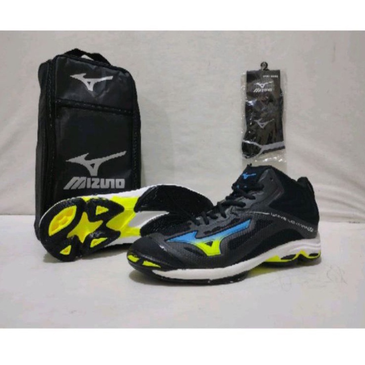 GERATIS TAS + KAOSKAKI /SEPATU VOLI/SEPATU MIZUNO WLZ 6 JAPAN MID