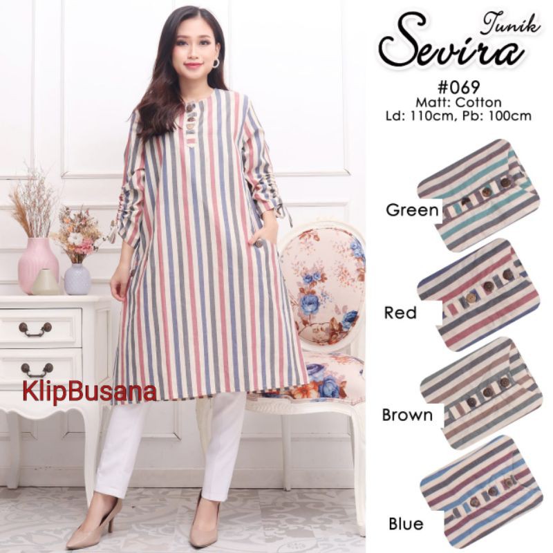 TUNIK WANITA TERBARU JUMBO SALUR BUSUI  LD 100 110 ATASAN BIG SIZE XL XXL XXXL -#069 SEVIRA TUNIK