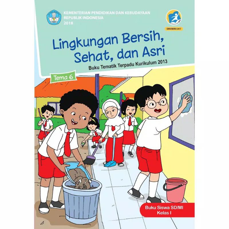 PAKET BUKU TEMATIK KELAS 1 SD TEMA 5 6 7 8 KURIKULUM 2013 REVISI KEMENDIKBUD